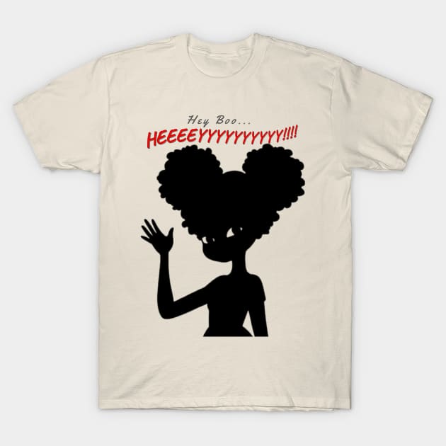 Hey Girl Hey - Silhouette T-Shirt by F[_]CK A Designer